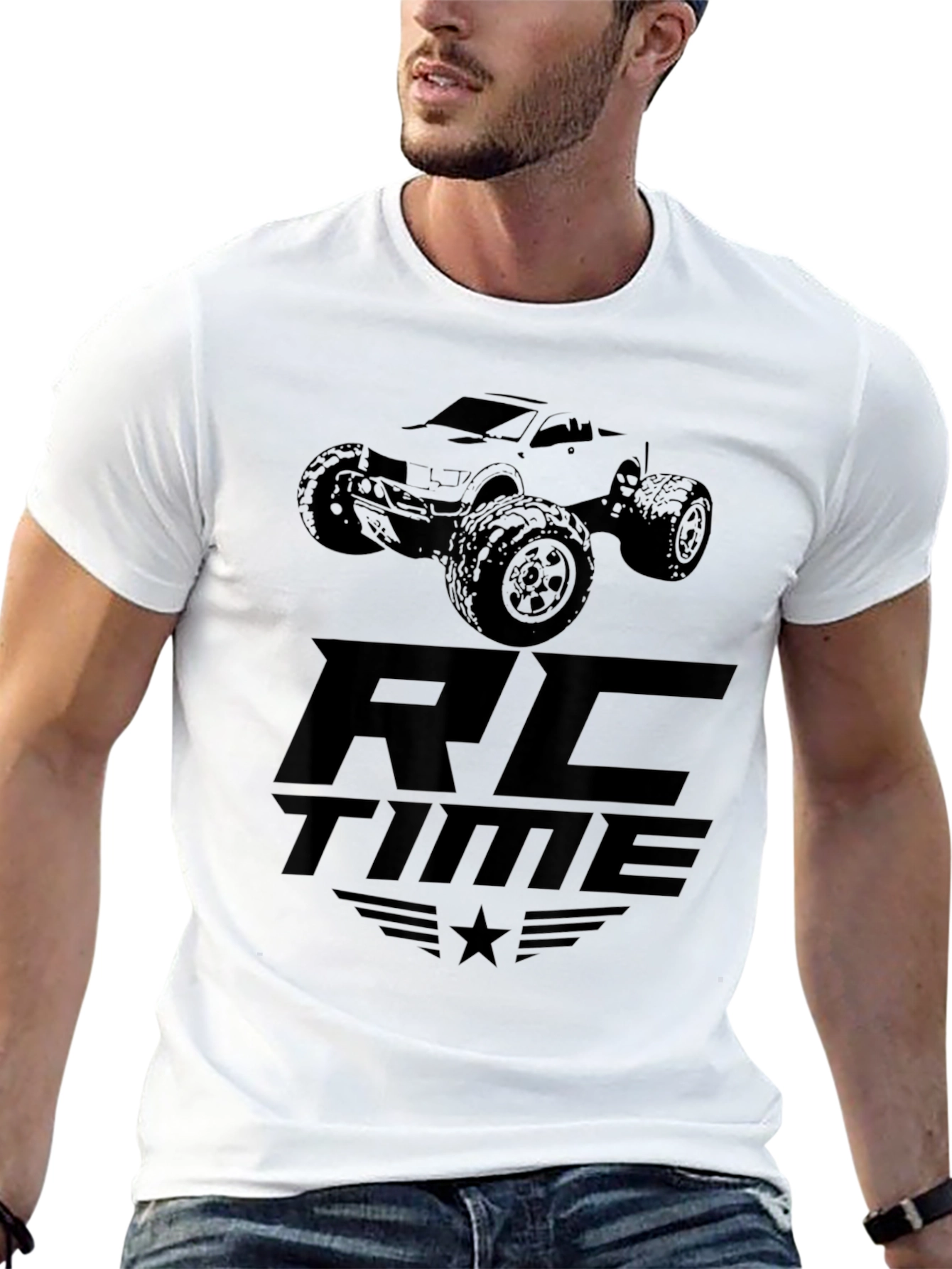 RC Time Black Graphic Tee
