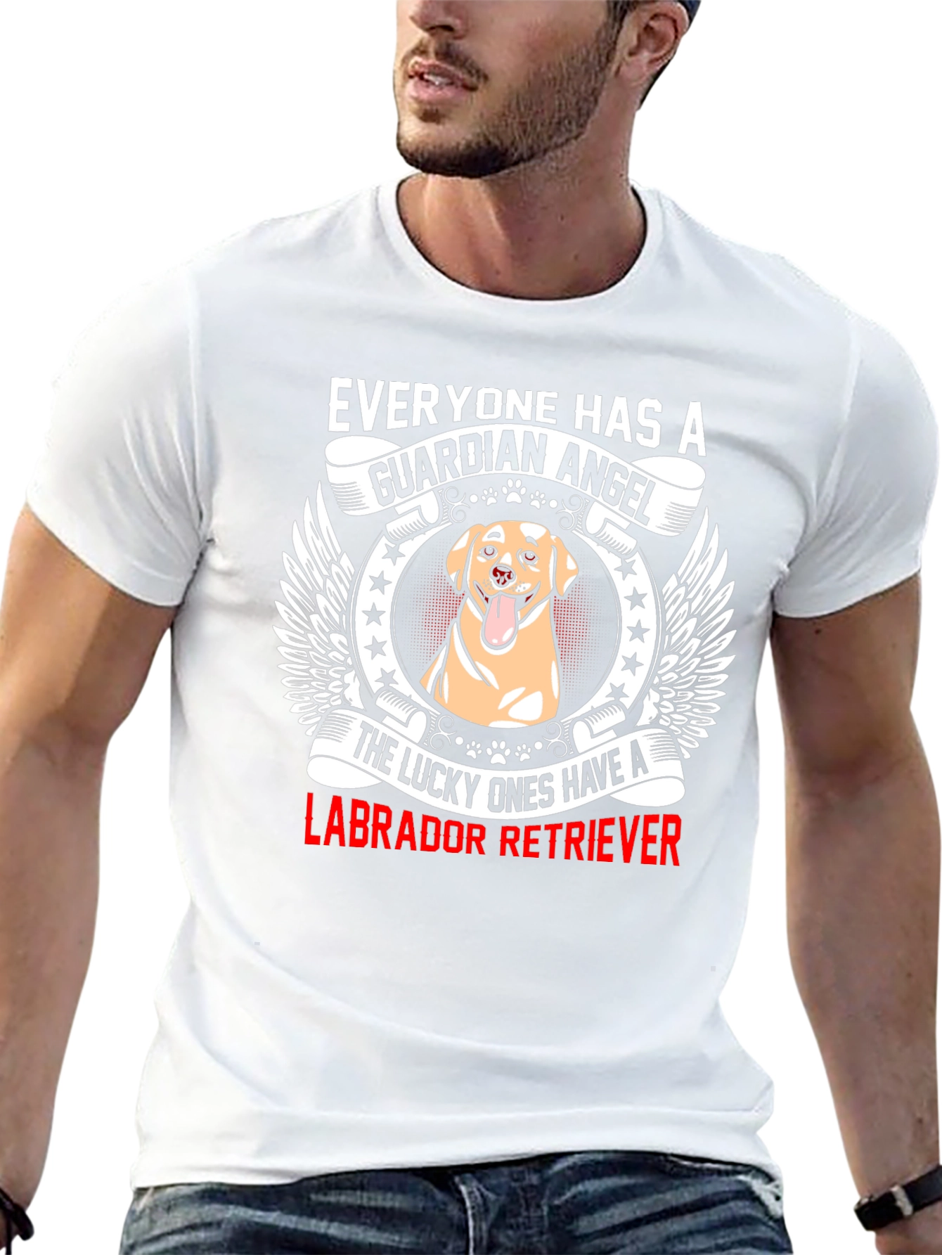 Labrador Retriever Guardian Angel T-Shirt