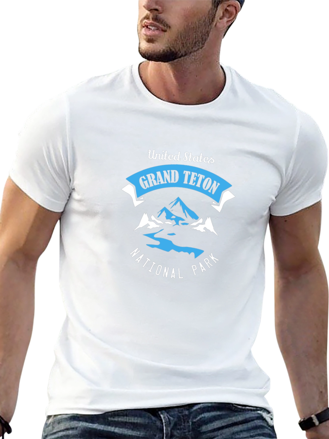 Grand Teton National Park Black T-Shirt