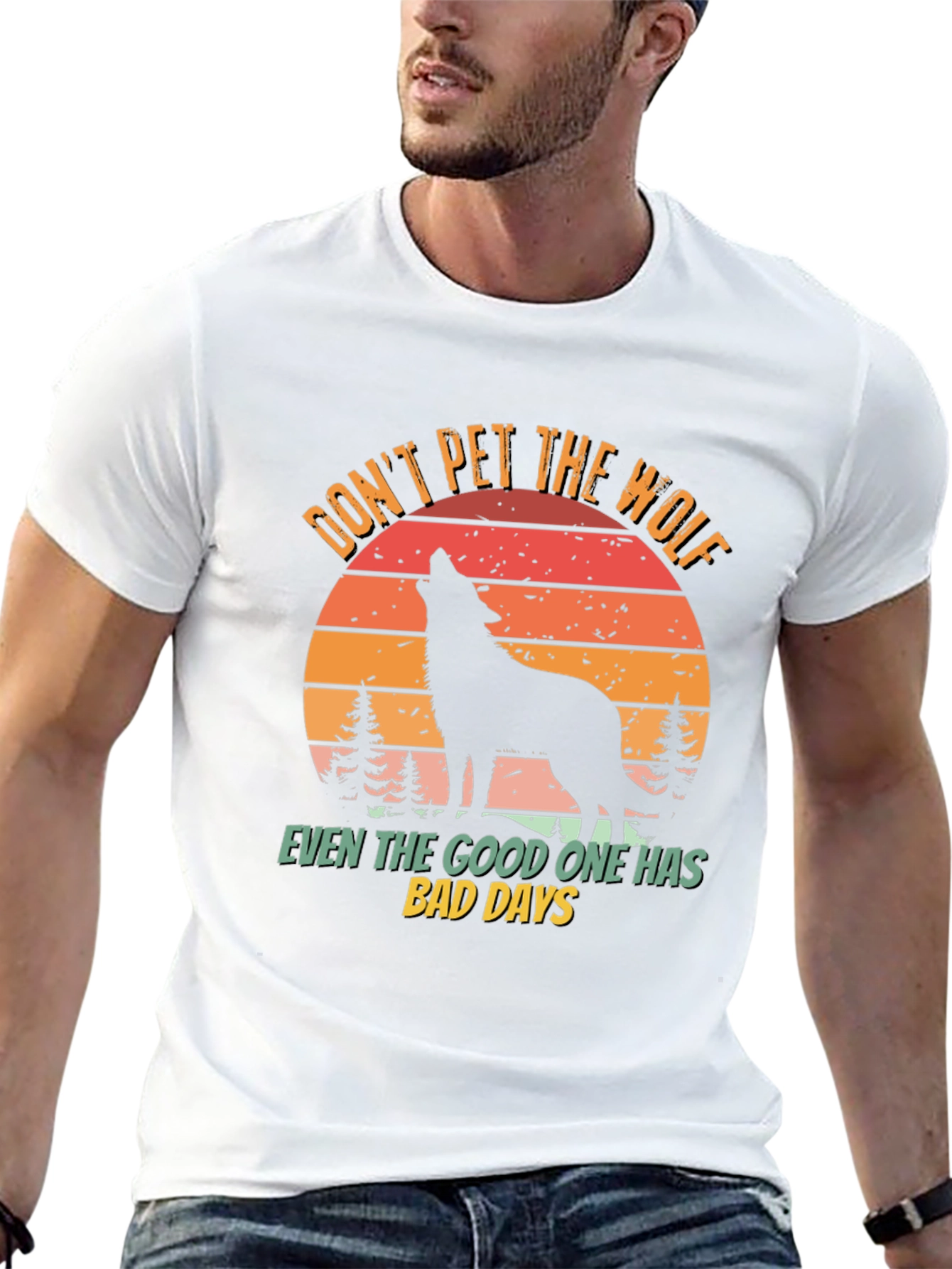 Dont Pet the Wolf Graphic T-Shirt