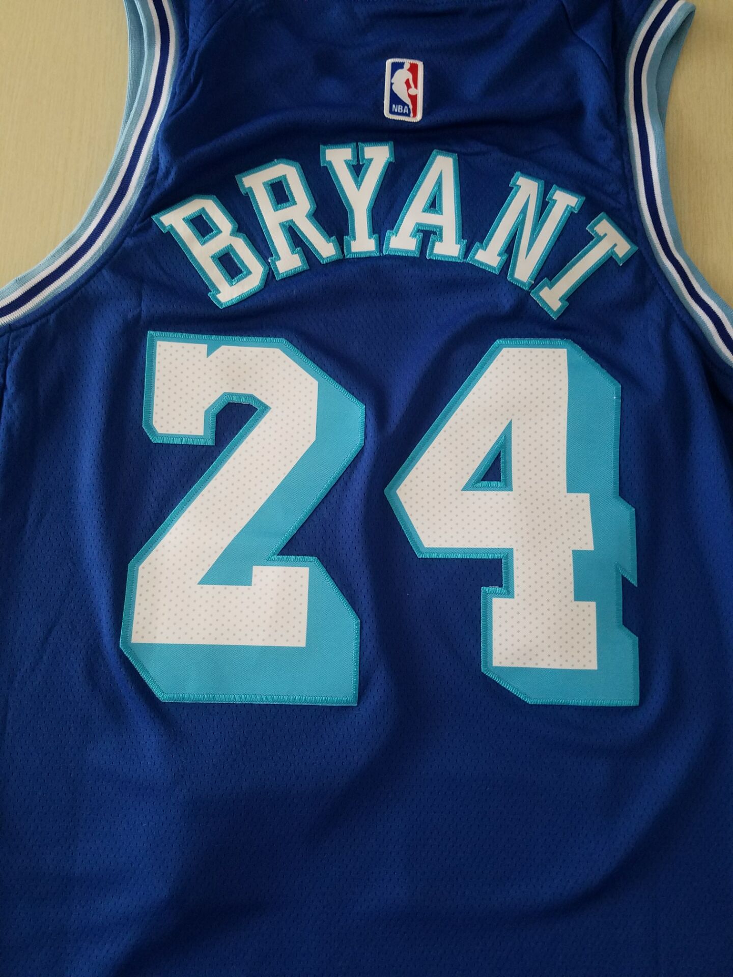 Men's Los Angeles Lakers Kobe Bryant #24 Royal Swingman Jerseys