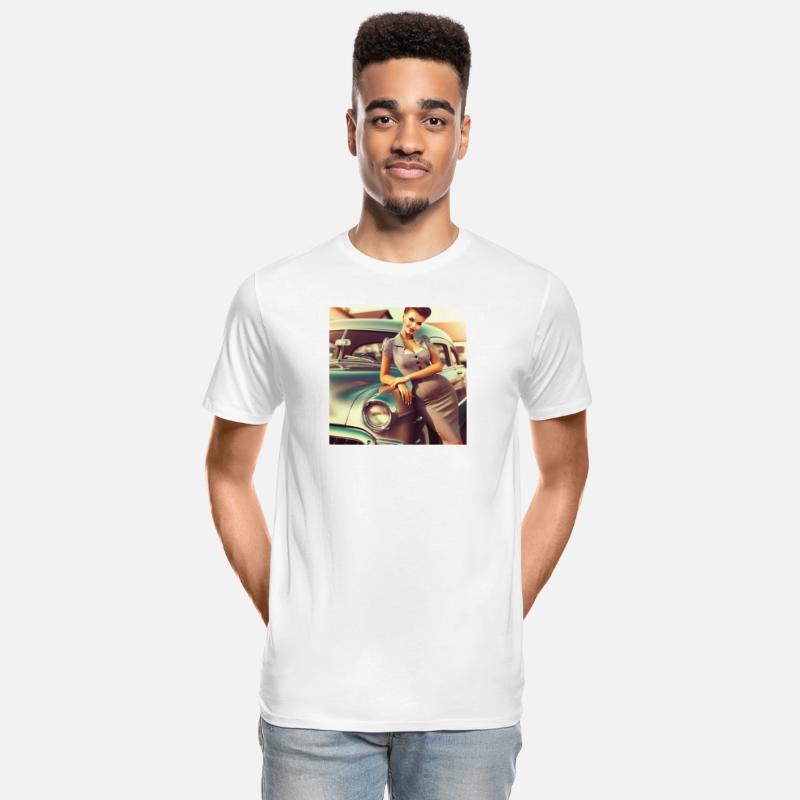 Belle Pin Up with Car