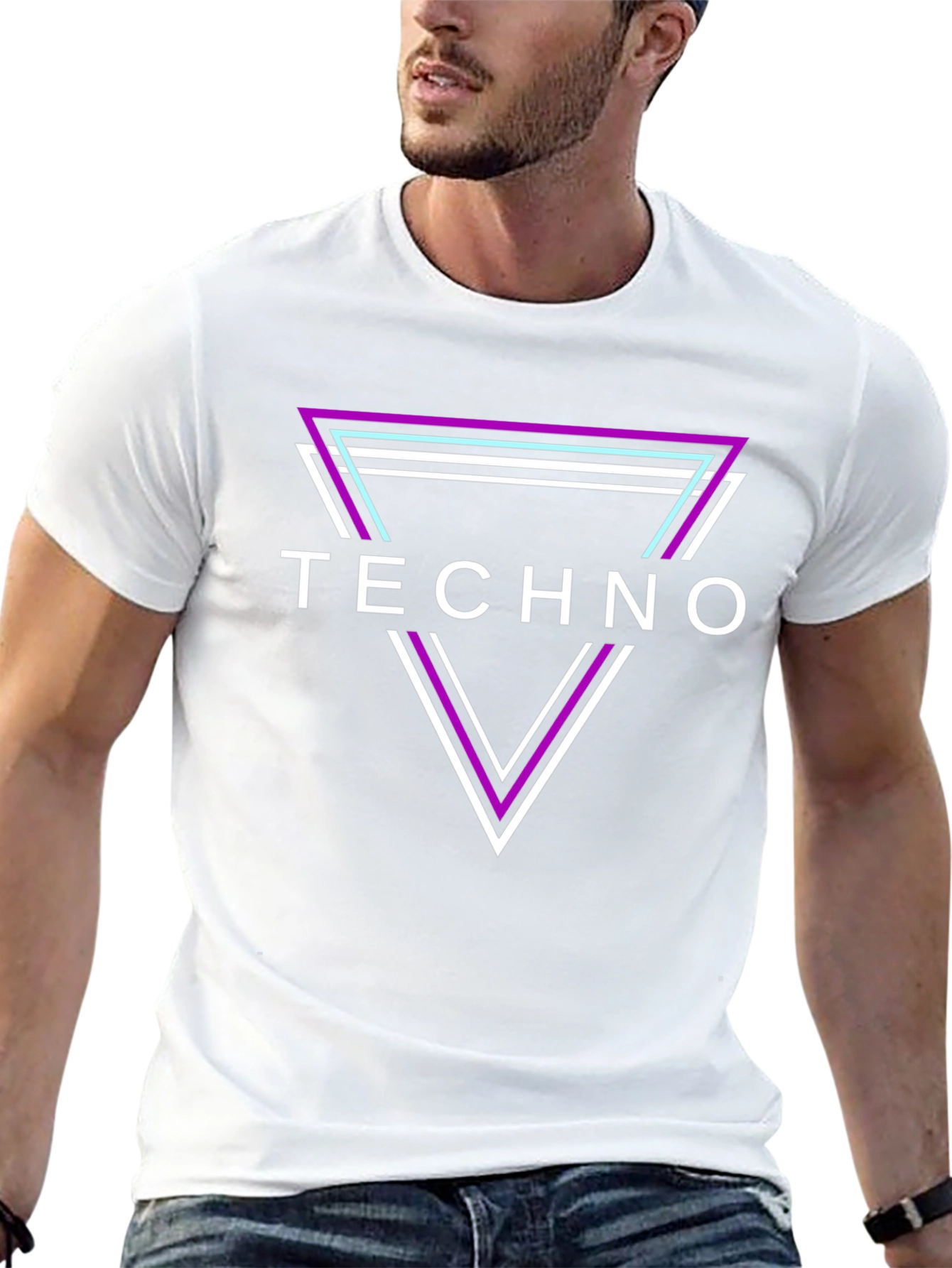 Retro Techno Graphic Tee