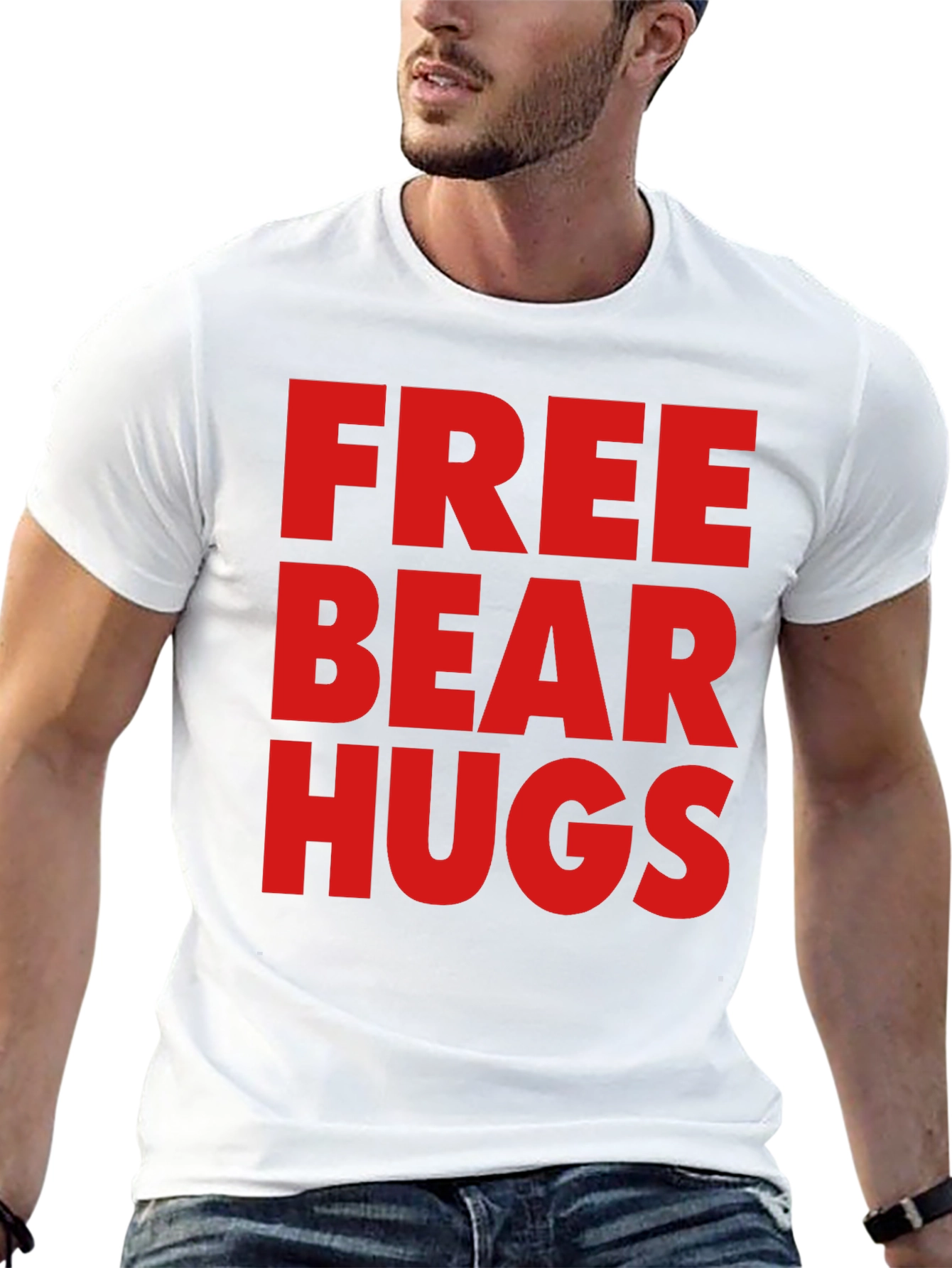 Free Bear Hugs Graphic T-Shirt