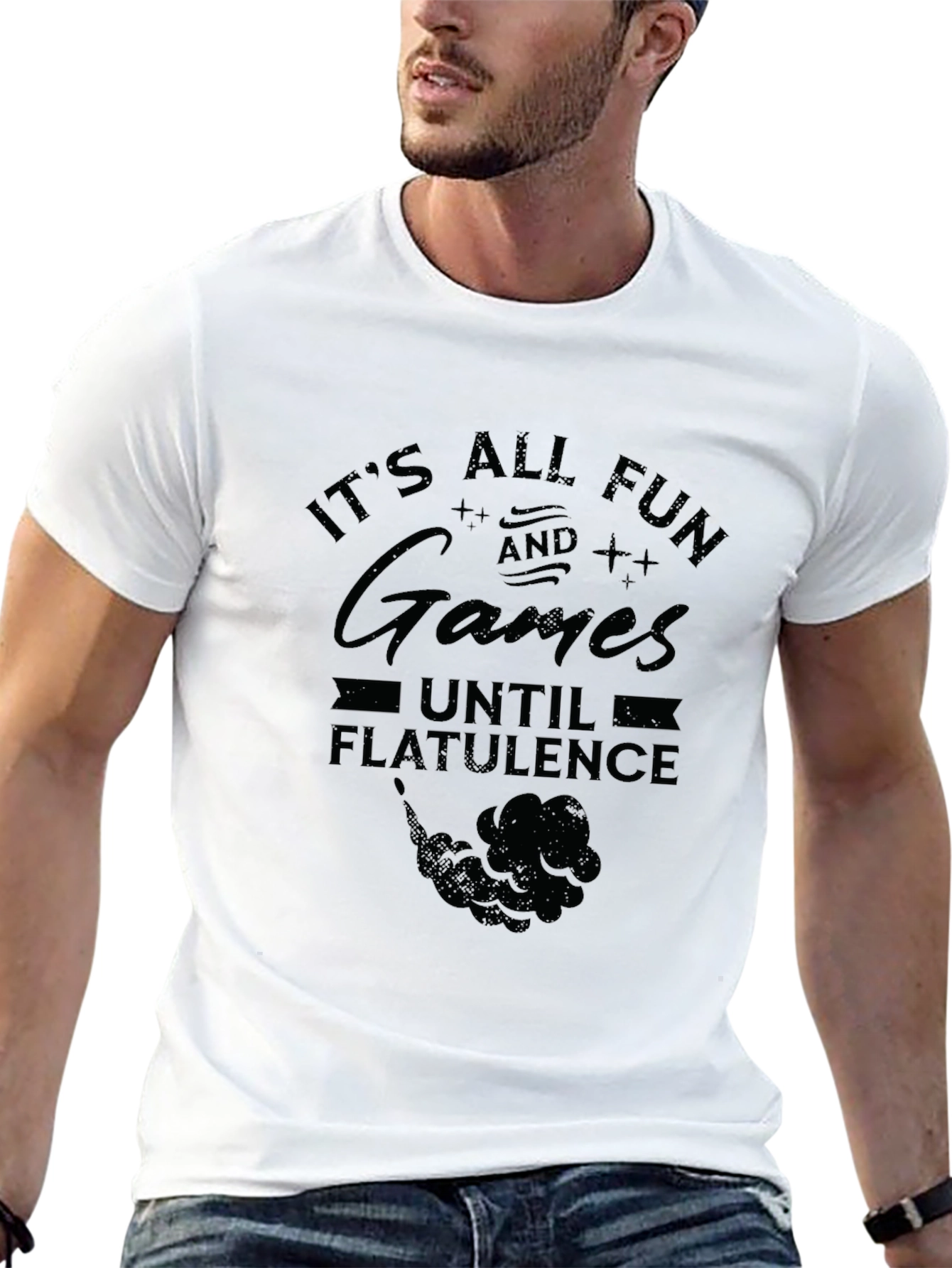 Fun and Games Flatuence Graphic T-Shirt