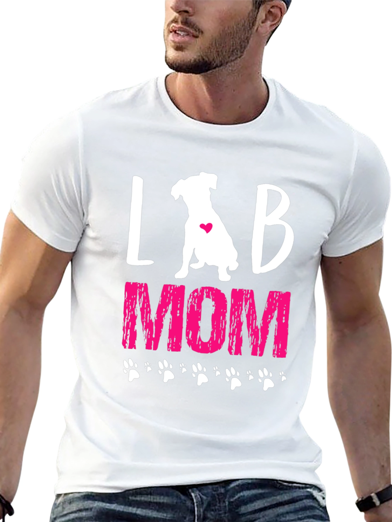 Lab Mom T-Shirt - Cute Dog Lover Tee