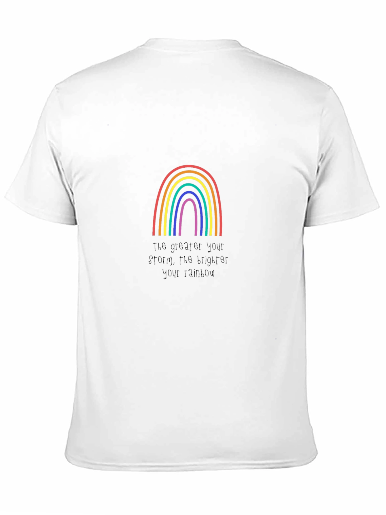 Rainbow Storm Brighter Rainbow Graphic Tee