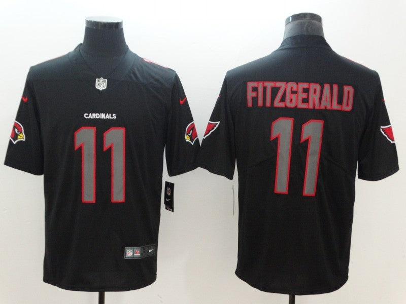Men's Arizona Cardinals Larry Fitzgerald #11 Black Player Jerseys