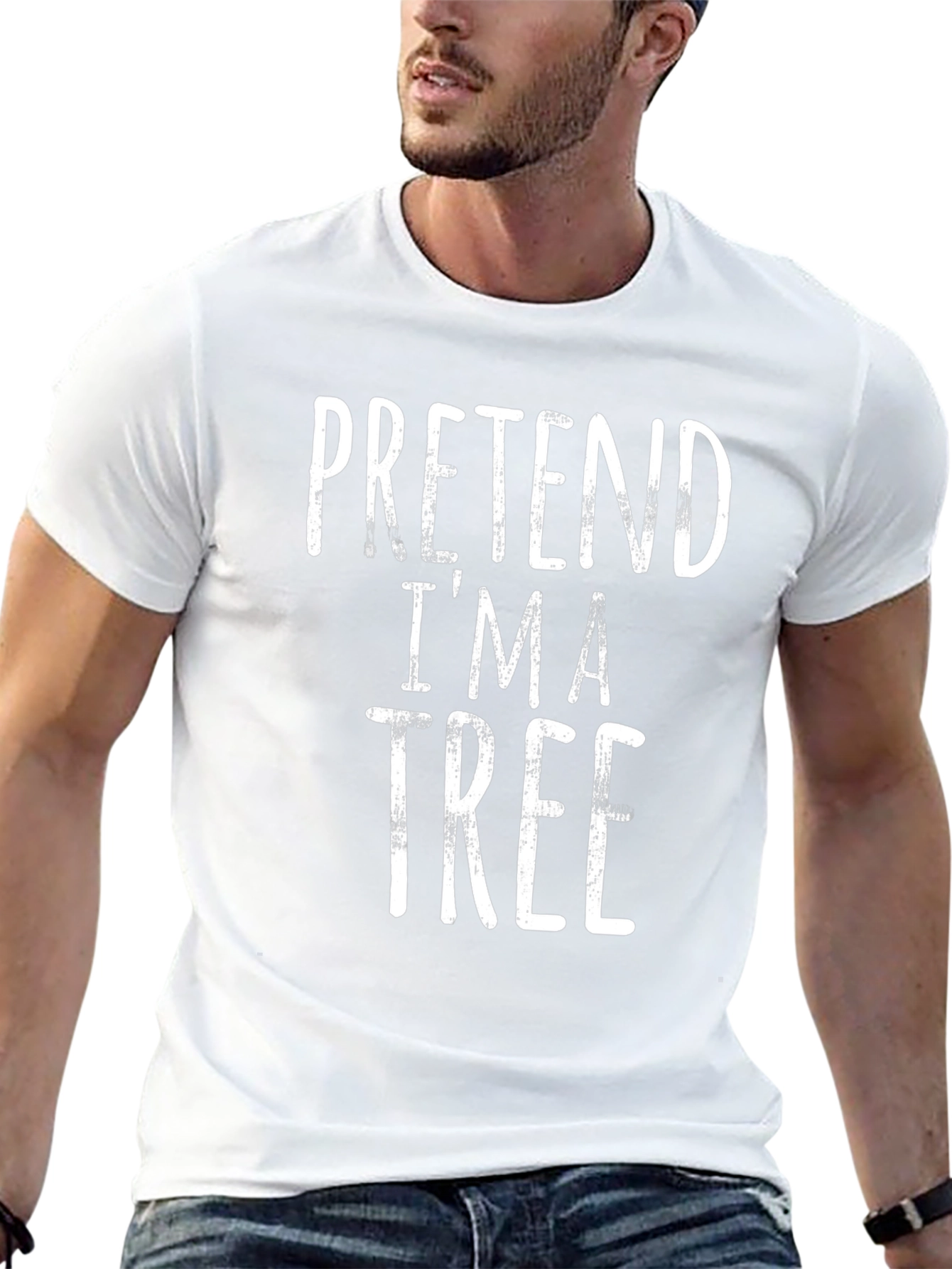 Pretend Im A Tree T-Shirt - Funny Costume Tee