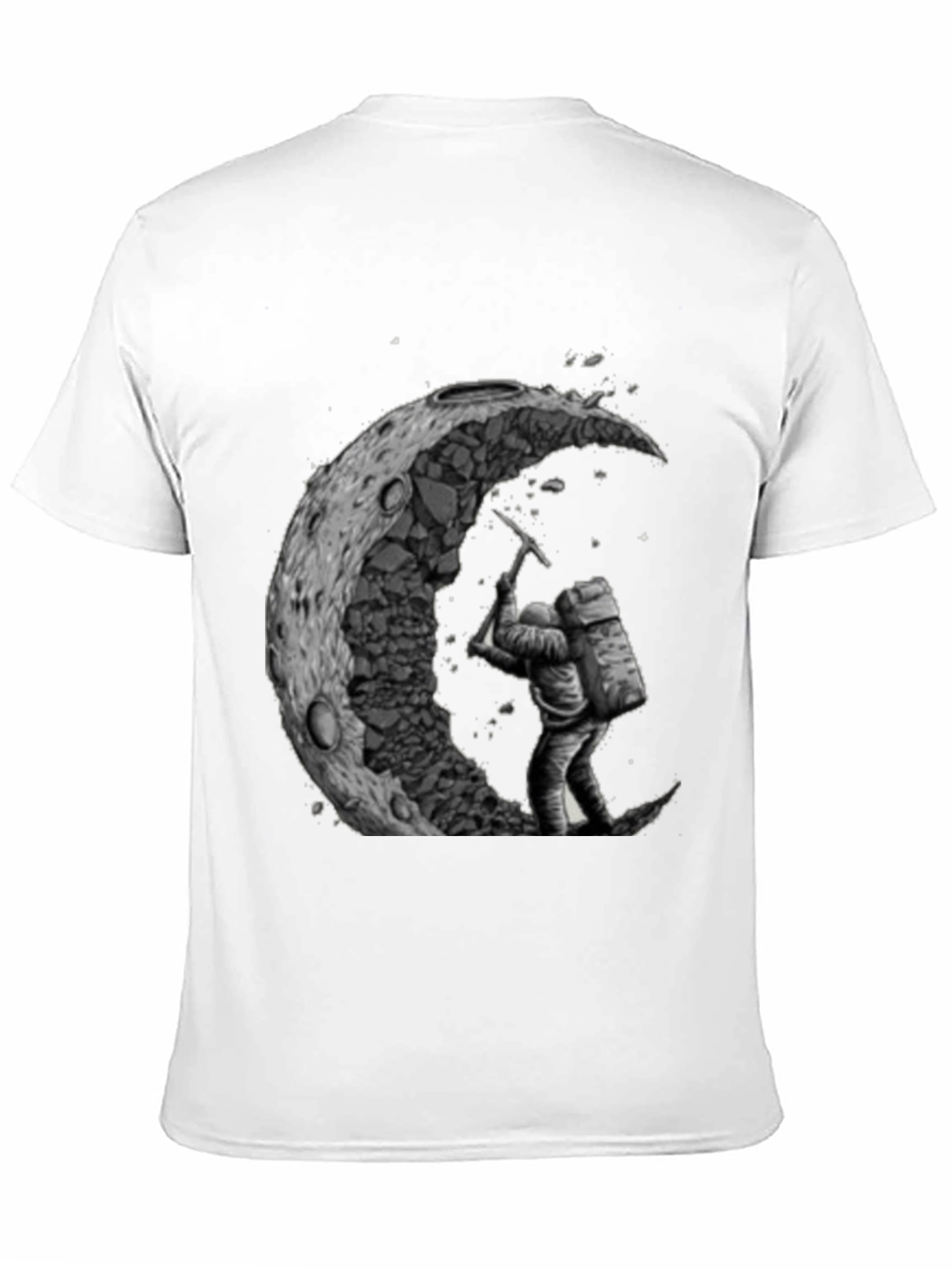 Moon Miner Graphic Tee - Black