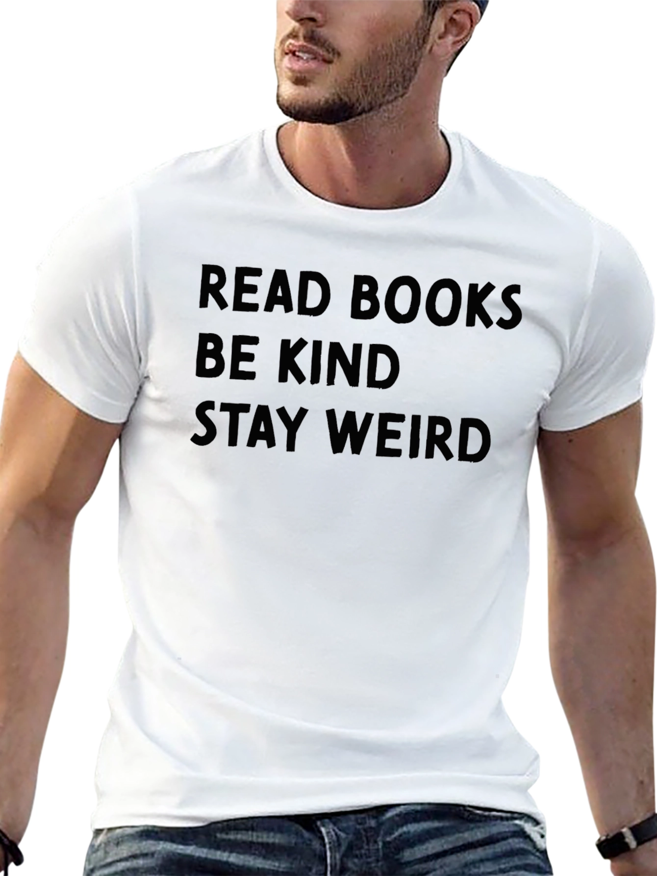 Read Books Be Kind Stay Weird T-Shirt