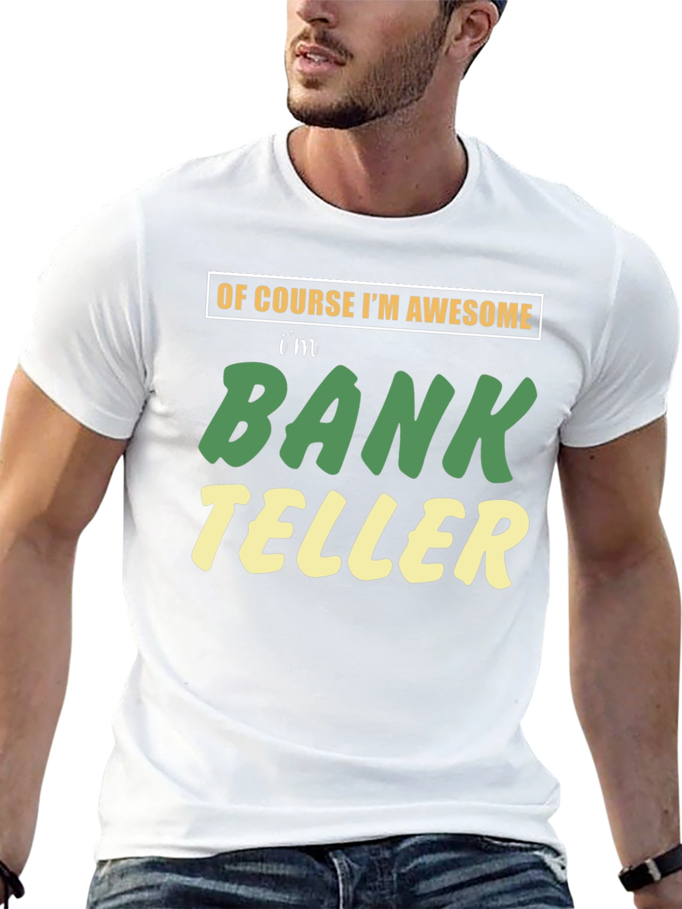 Awesome Bank Teller Graphic T-Shirt