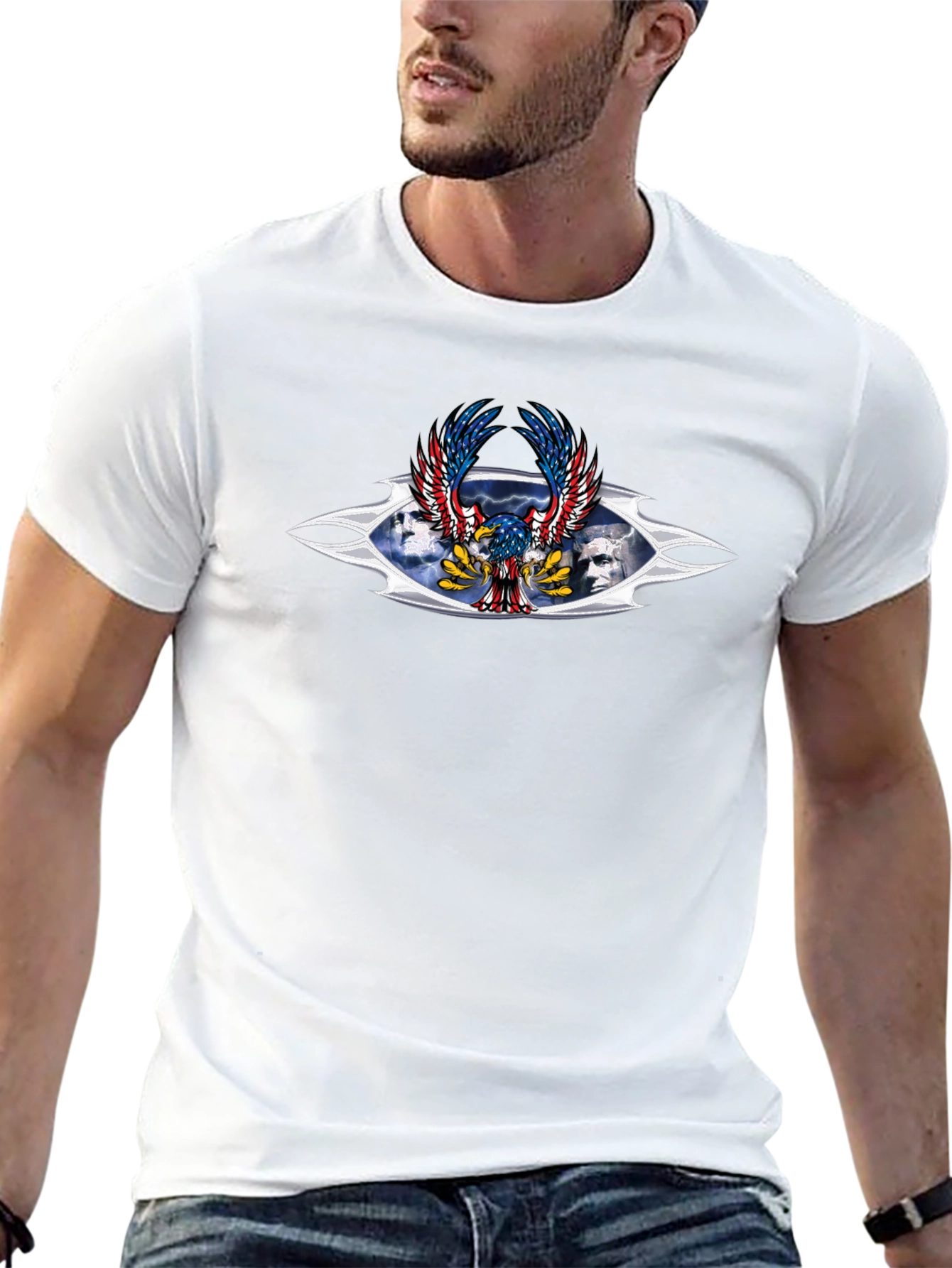 American Eagle & Presidents Graphic T-Shirt