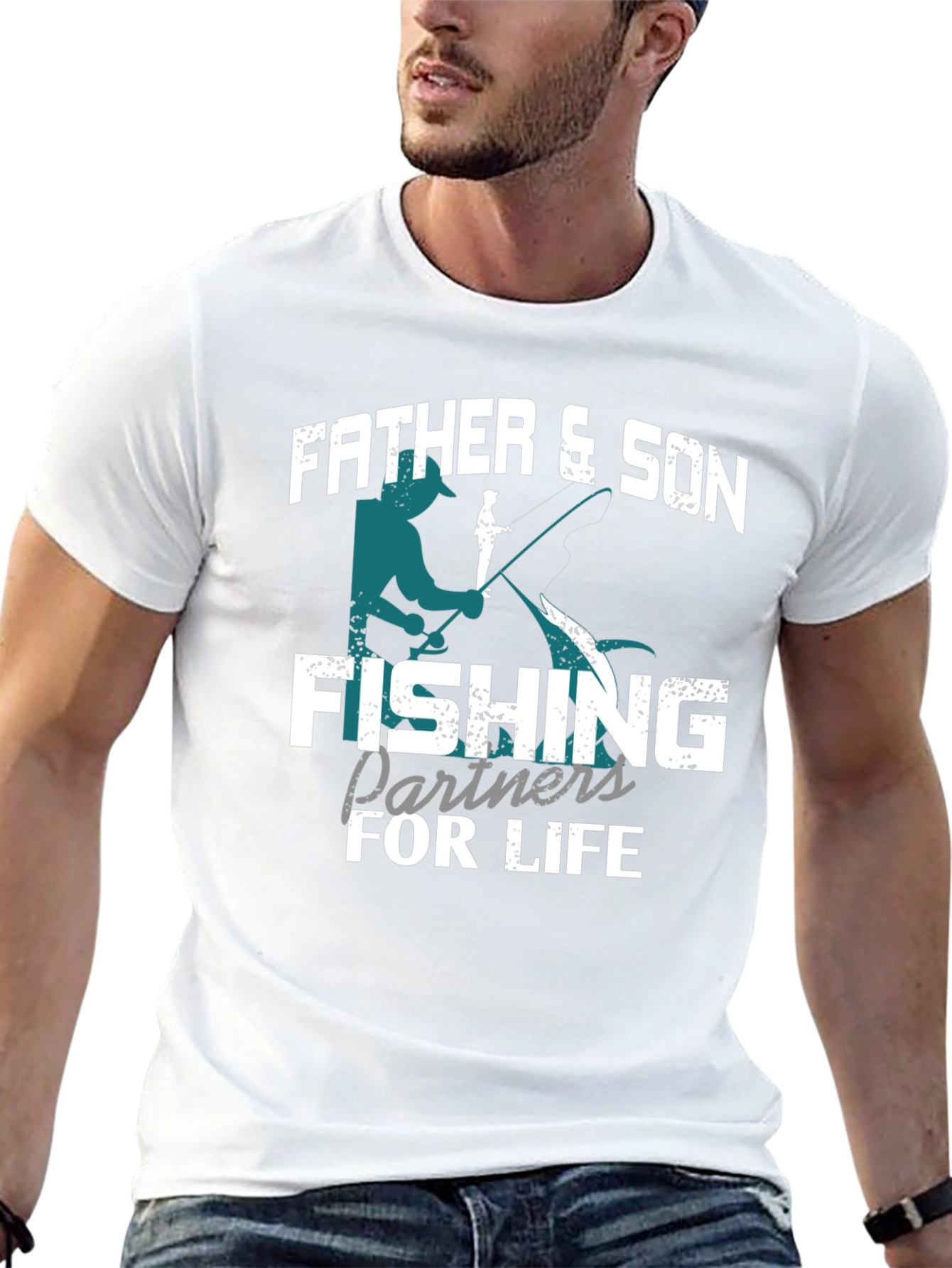 Father & Son Fishing T-Shirt: Partners for Life