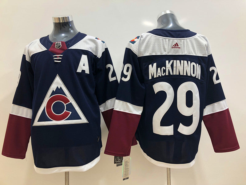 Men's Colorado Avalanche Nathan MacKinnon #29 Navy Alternate Primegreen Authentic Pro Player Jerseys