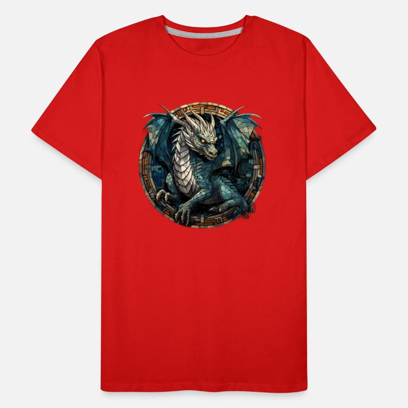 Cerulean Coil: The Stained Glass Dragon