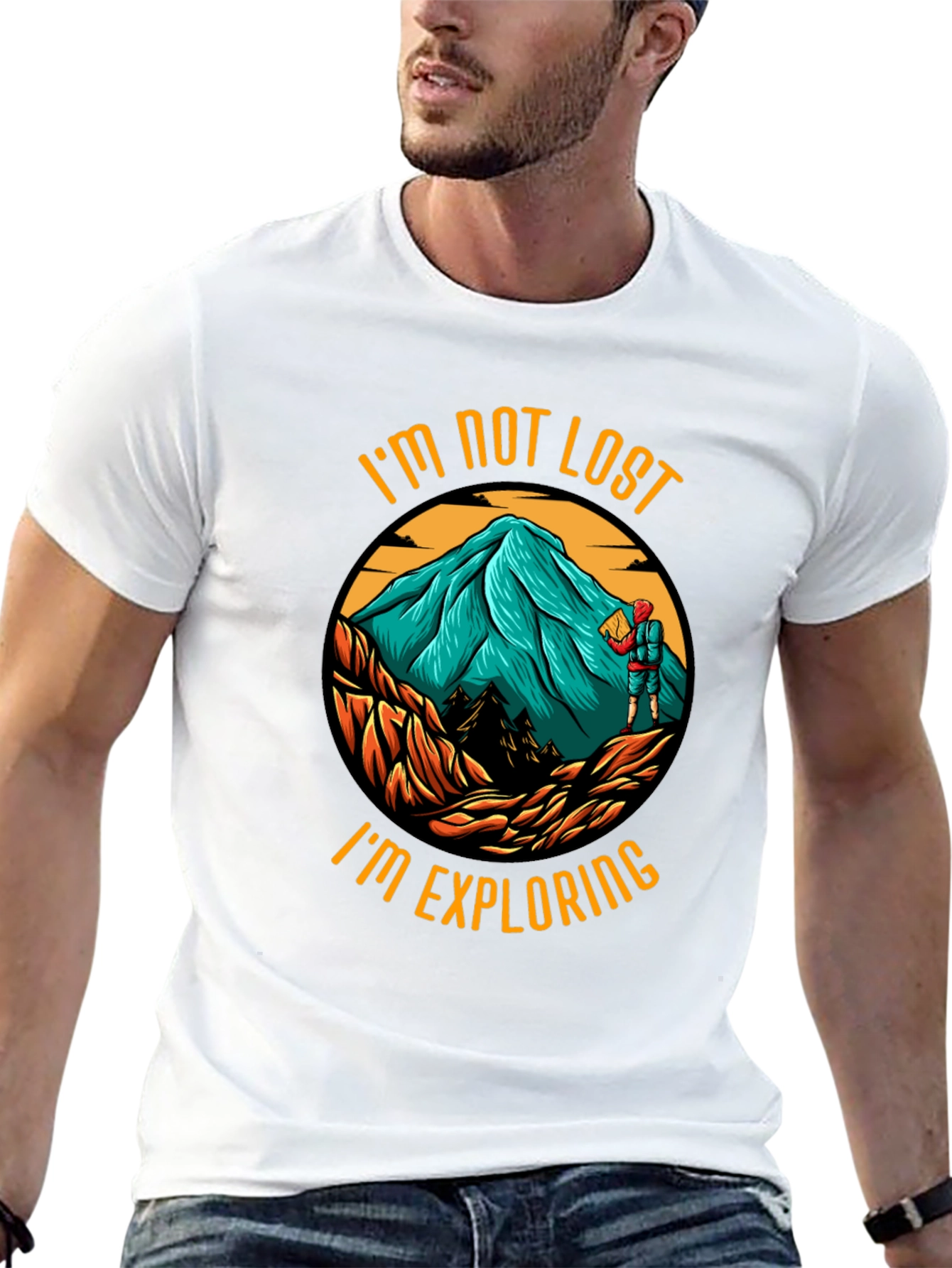 Im Not Lost Im Exploring Graphic Tee