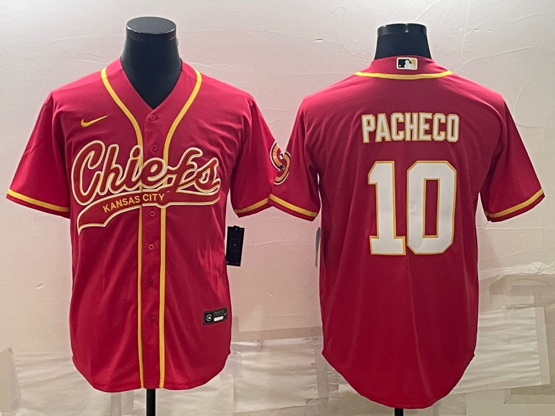 Men's Kansas City Chiefs Isiah Pacheco #10 Red Game Jerseys Joint Edition