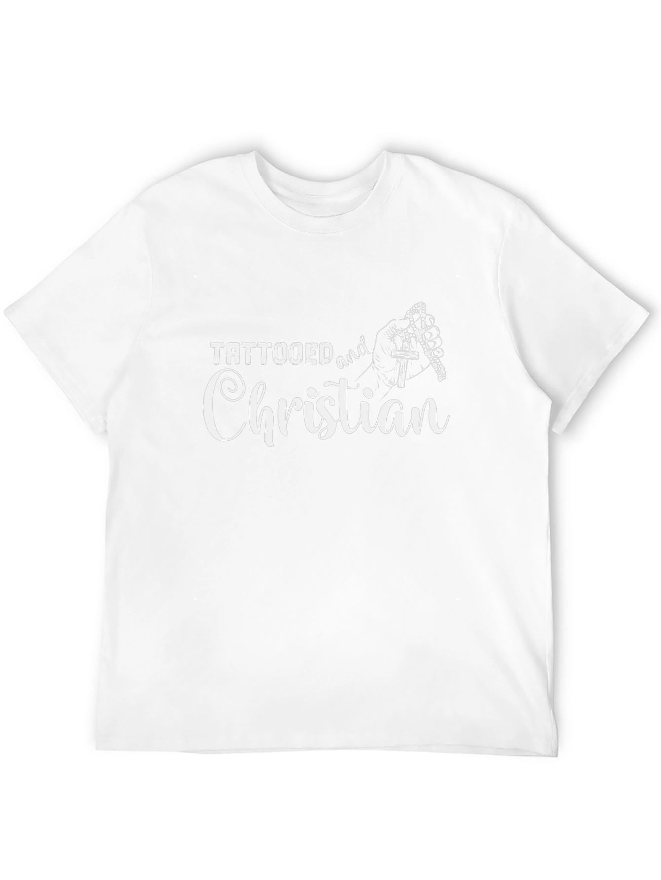 Tattooed and Christian Black T-Shirt