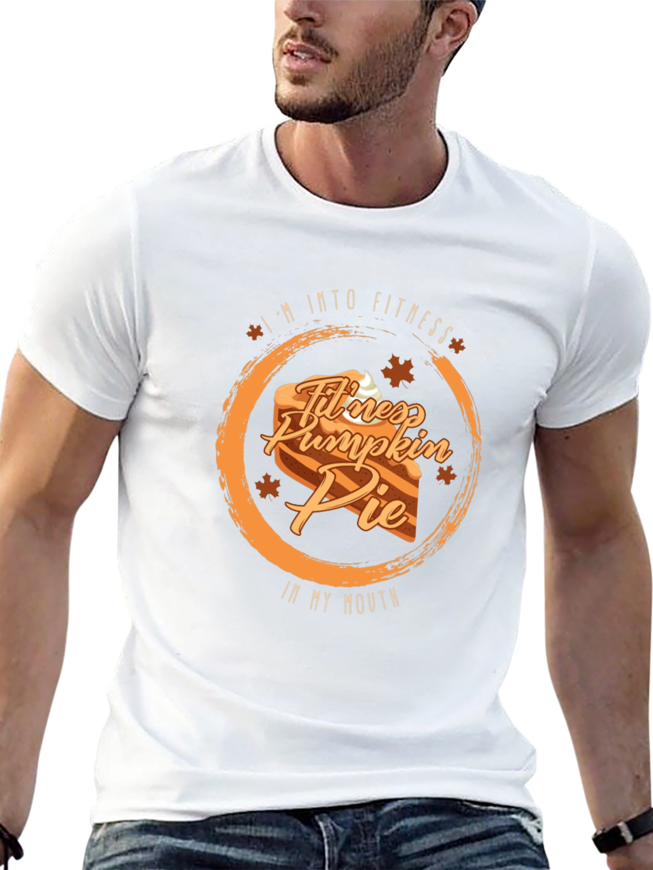 Fitness Pumpkin Pie T-Shirt - Funny Thanksgiving Tee