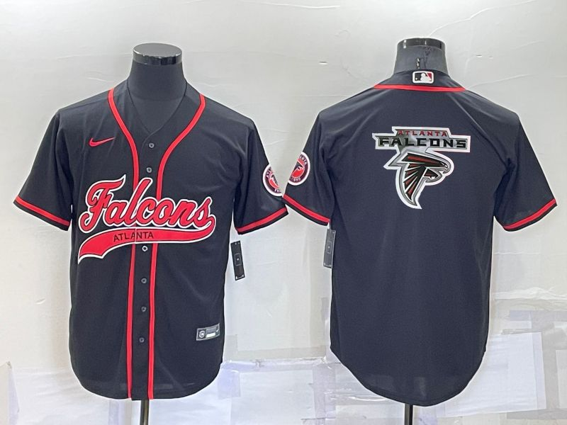 Men's Atlanta Falcons Black Game Jerseys