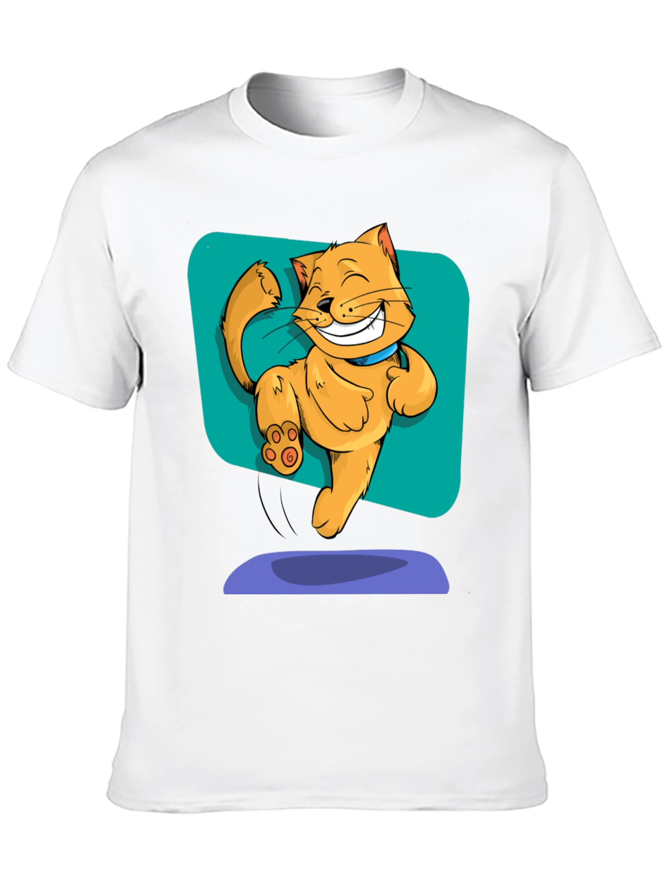 Funny Cartoon Cat T-Shirt