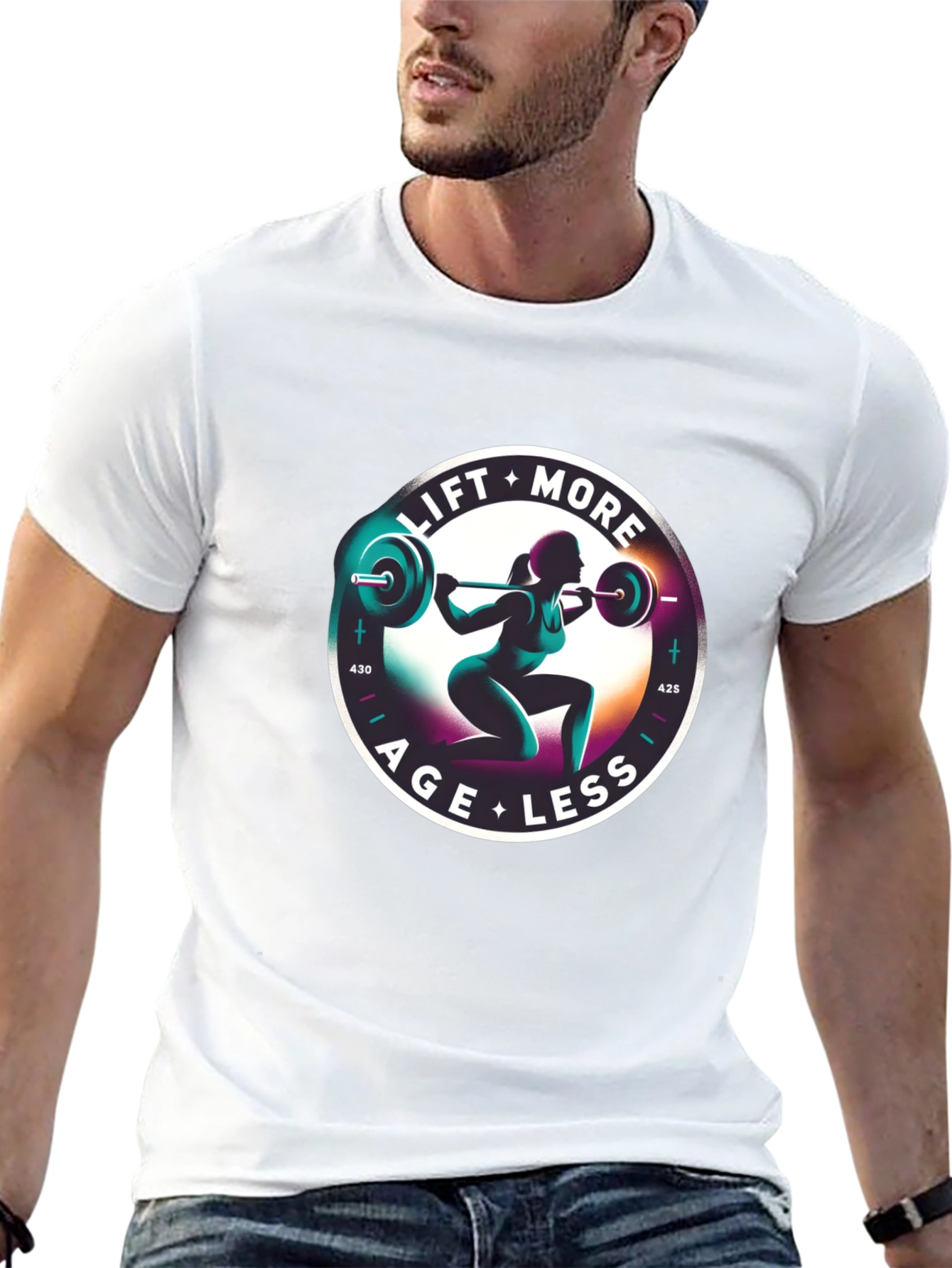 Lift More Age Less Graphic T-Shirt