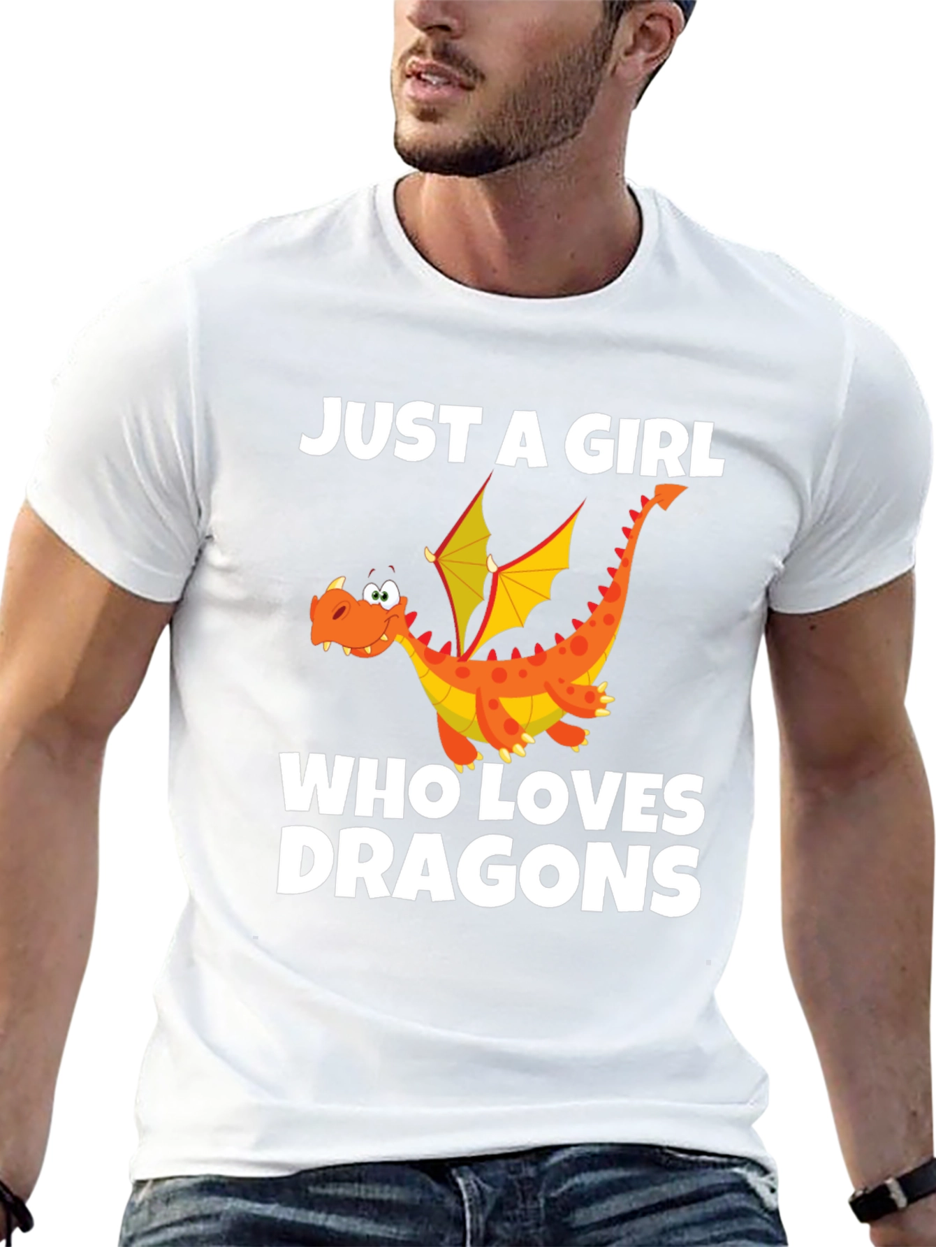 Just a Girl Who Loves Dragons T-Shirt
