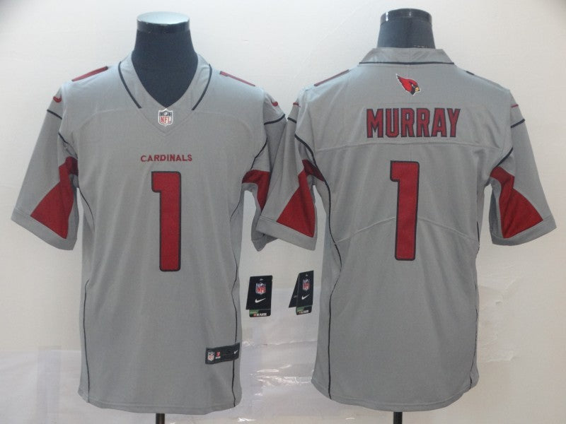 Men's Arizona Cardinals Kyler Murray #1 Gray Inverted Legend Jerseys