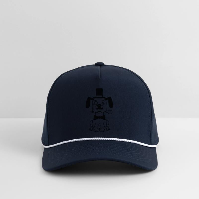 Dog Mr. Sir Top Hat Monocle Glasses Rich Gentleman