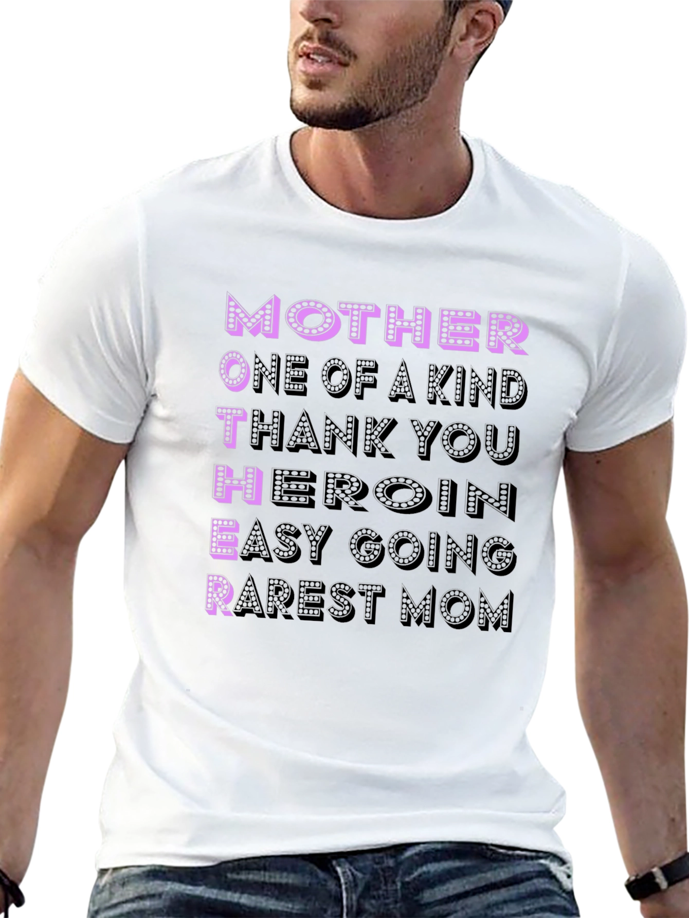 Mother Acronym Black T-Shirt
