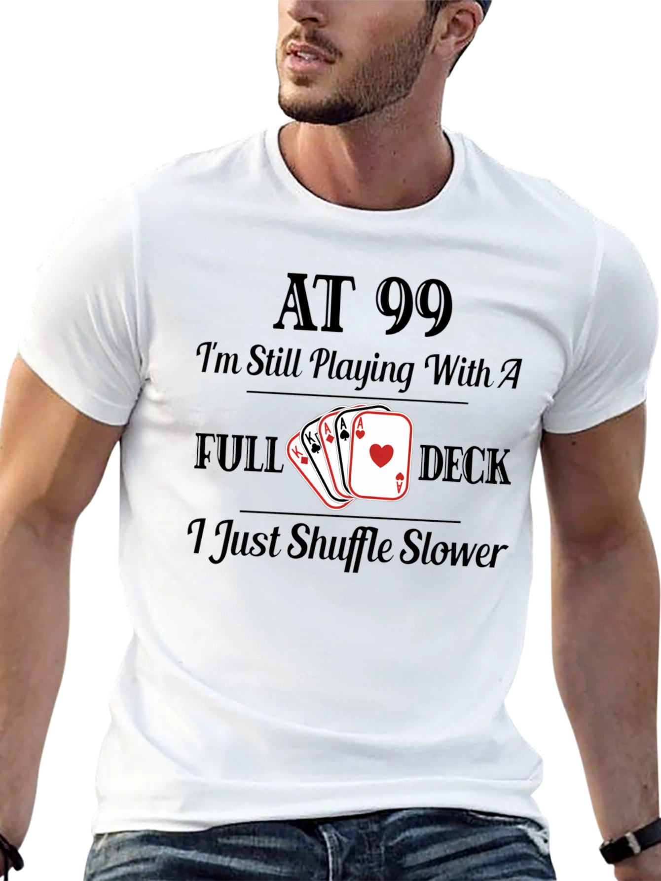 At 99 Full Deck Graphic T-Shirt