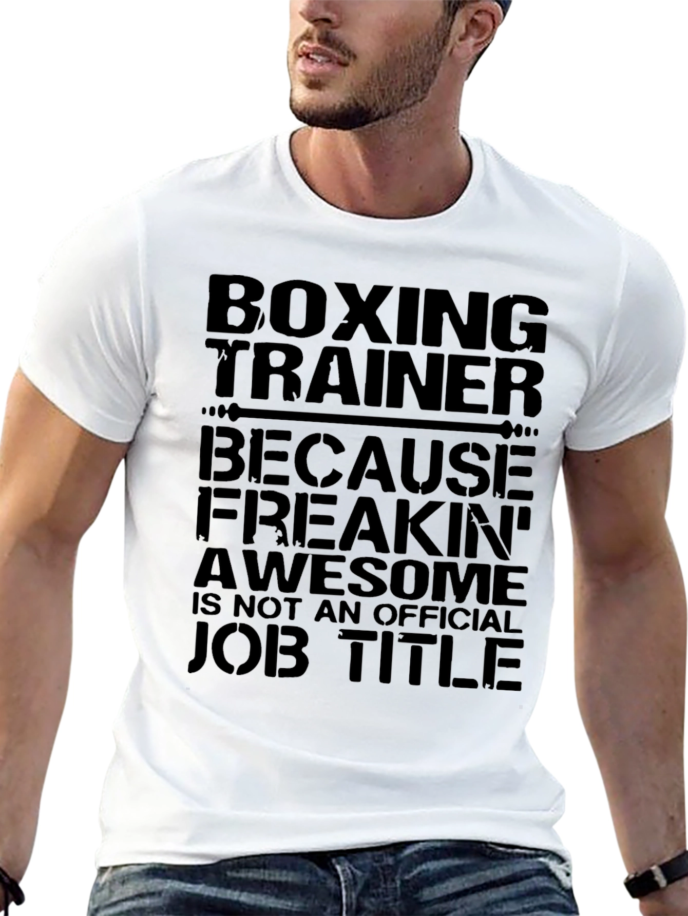 Boxing Trainer Funny Job Title T-Shirt
