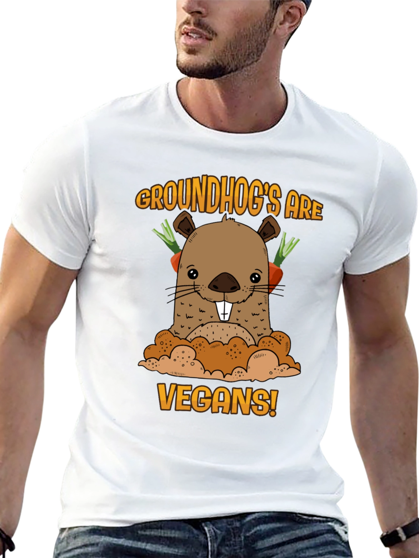 Groundhog Vegan T-Shirt