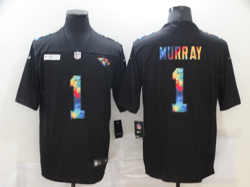Men's Arizona Cardinals #1 Kyler Murray Black Authentic Game Jerseys