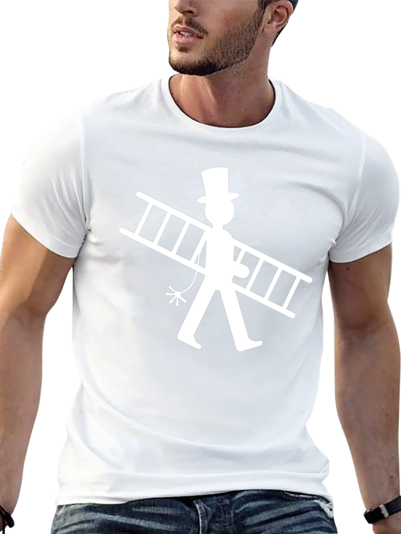 Chimney Sweep Graphic T-Shirt - Black