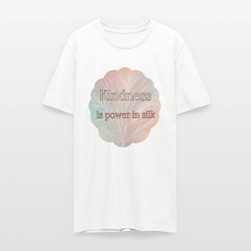 Elegant Silk Floral Kindness Quote