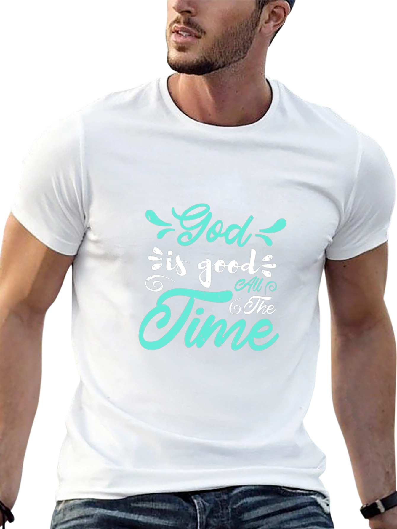 God is Good All the Time Black T-Shirt