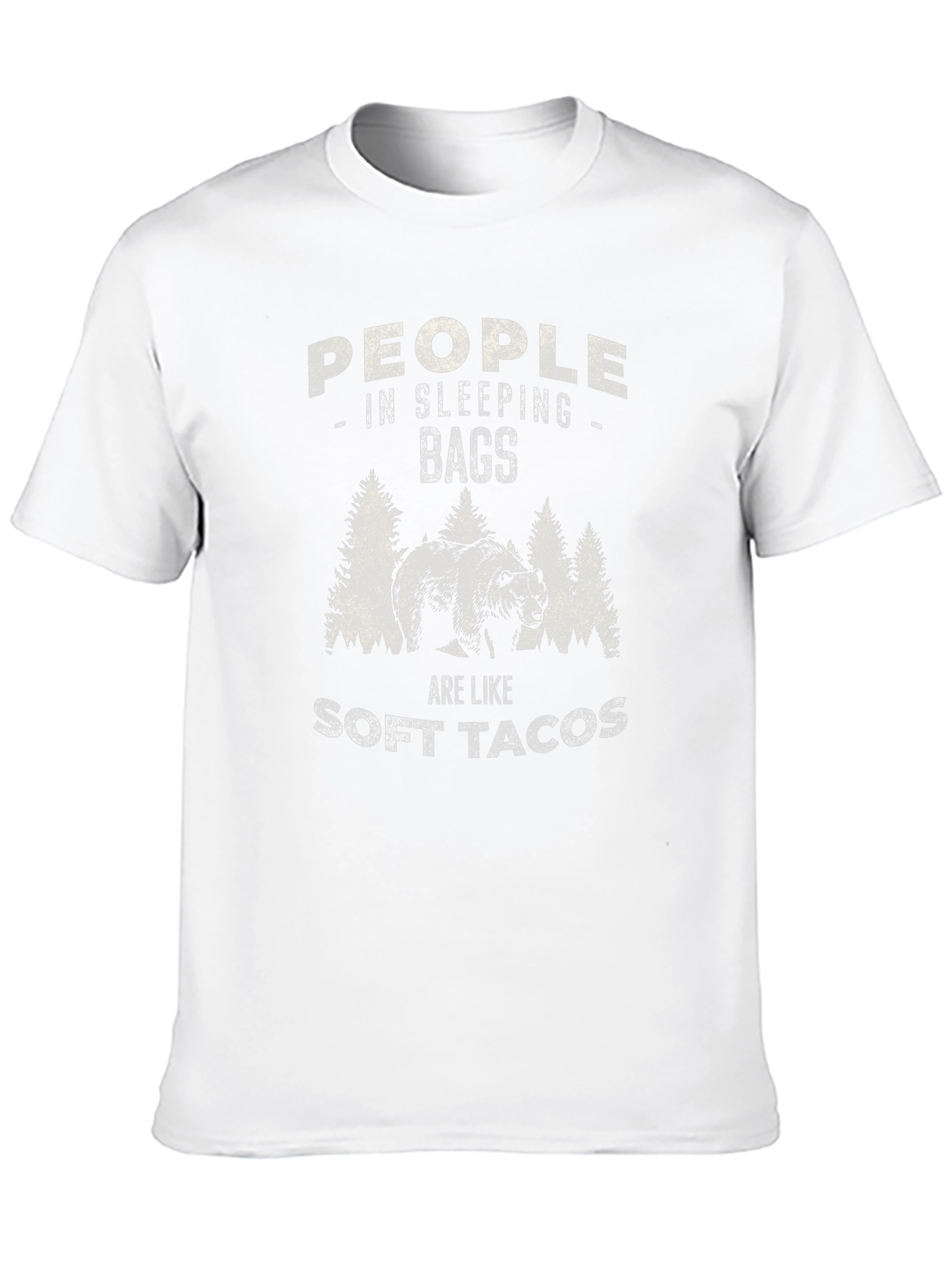 People in Sleeping Bags Soft Tacos Graphic Tee