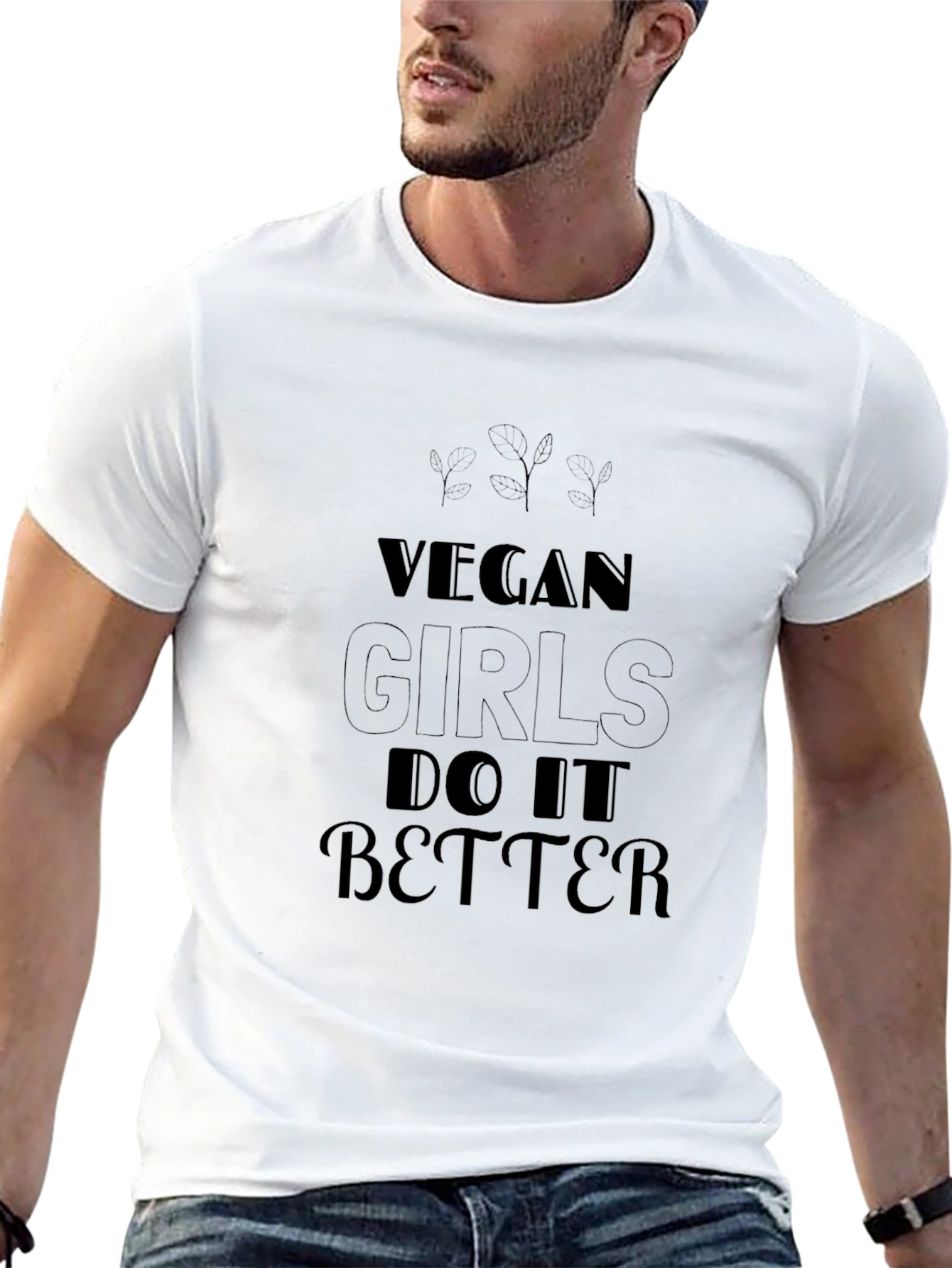 Vegan Girls Do It Better Black T-Shirt