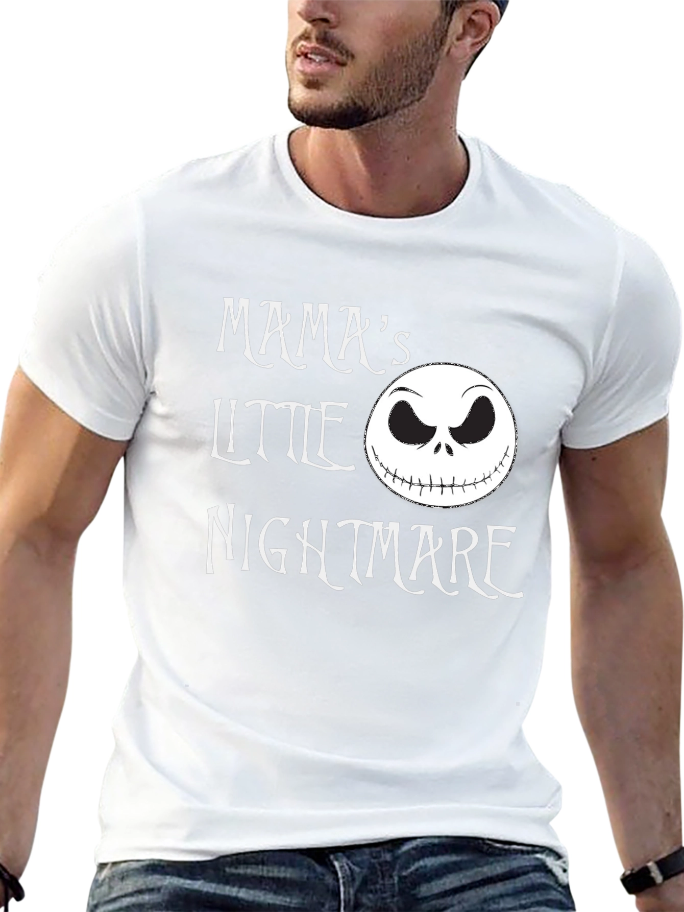 Mamas Little Nightmare Graphic Tee - Black Cotton Shirt