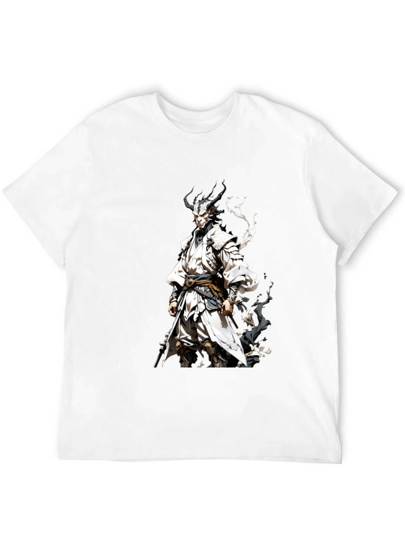 Demon Warrior Graphic Tee - Black