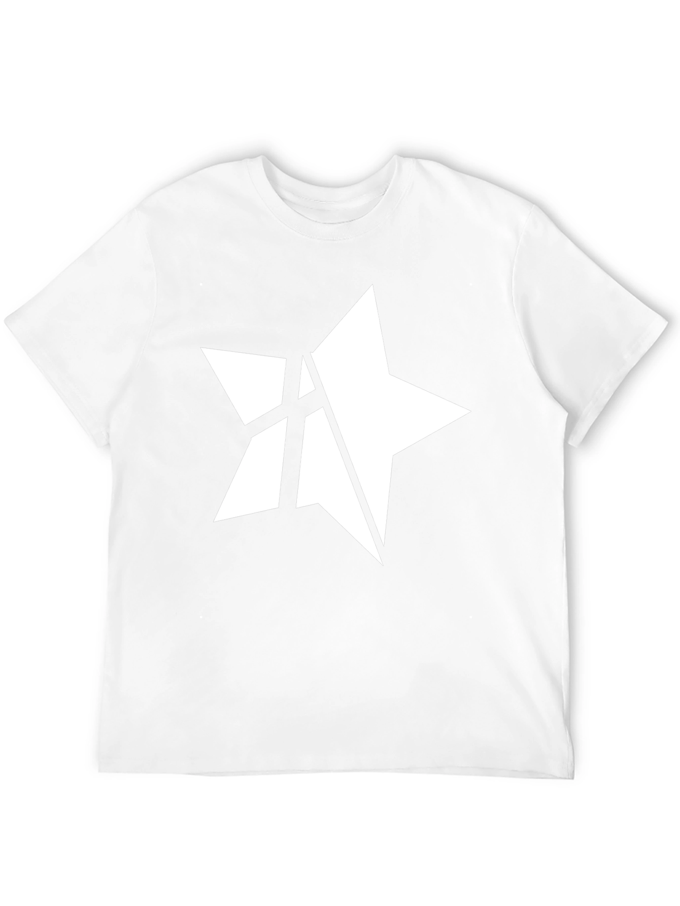 Star Logo Black Tee - Modern Graphic Design Shirt