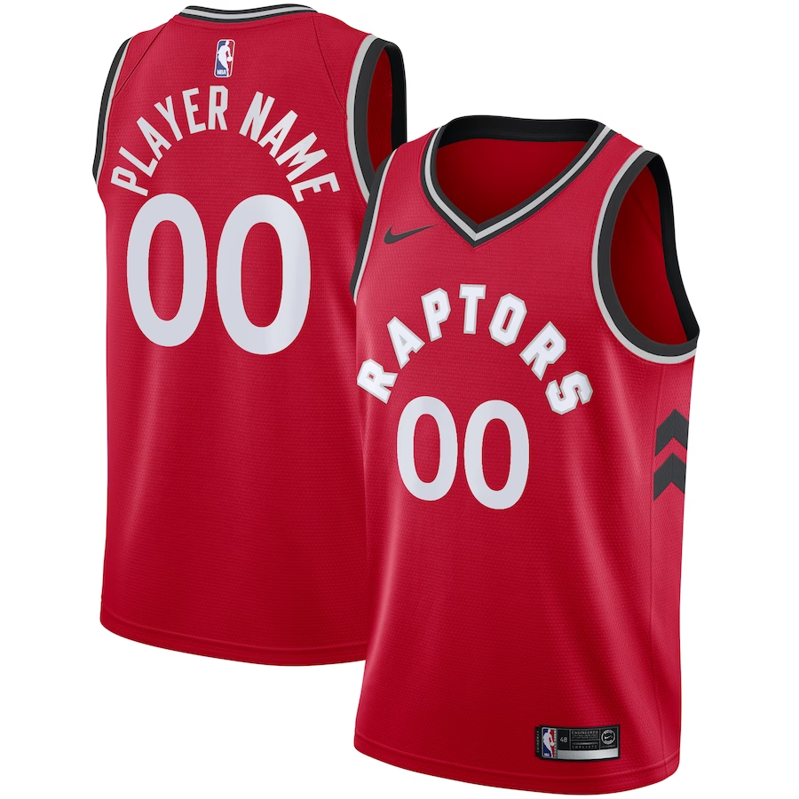 Men's Toronto Raptors Red 2020/21 Swingman Custom Jerseys - Icon Edition