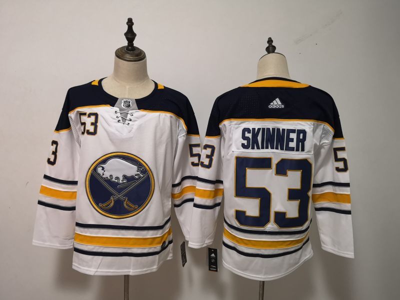 Men's Buffalo Sabres Jeff Skinner #53 White Replica Jerseys