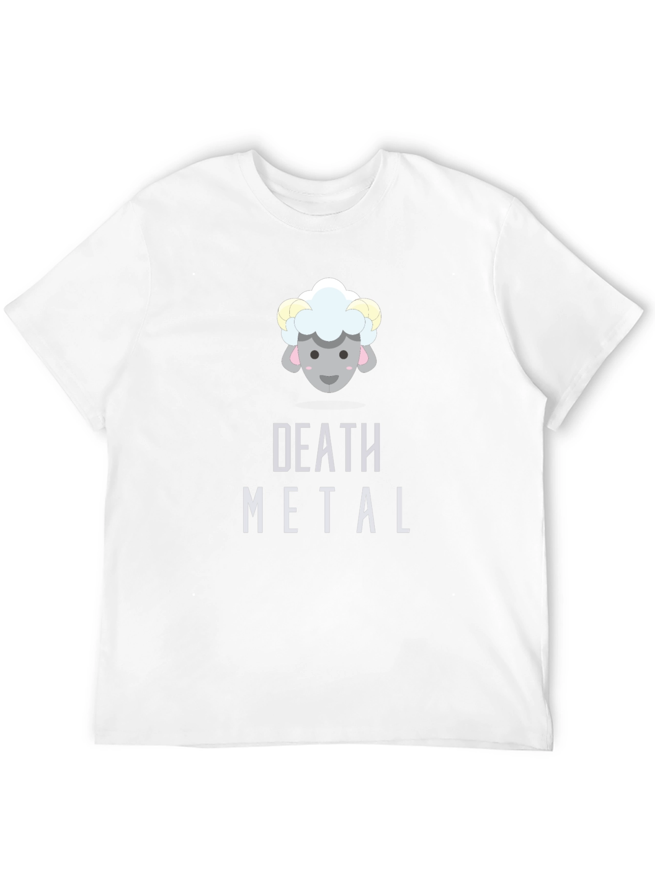 Death Metal Sheep T-Shirt - Black Cotton Tee