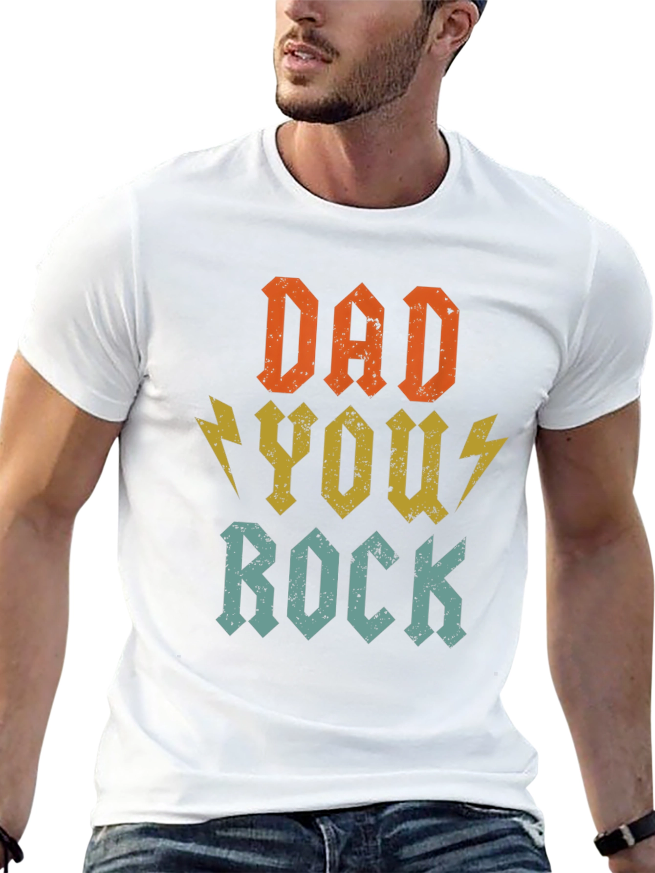 Dad You Rock Graphic Tee