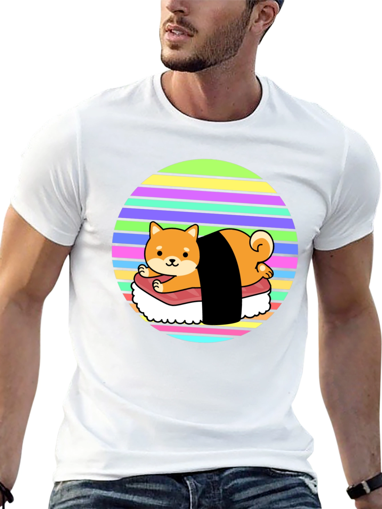 Sushi Dog T-Shirt - Cute Shiba Inu Design