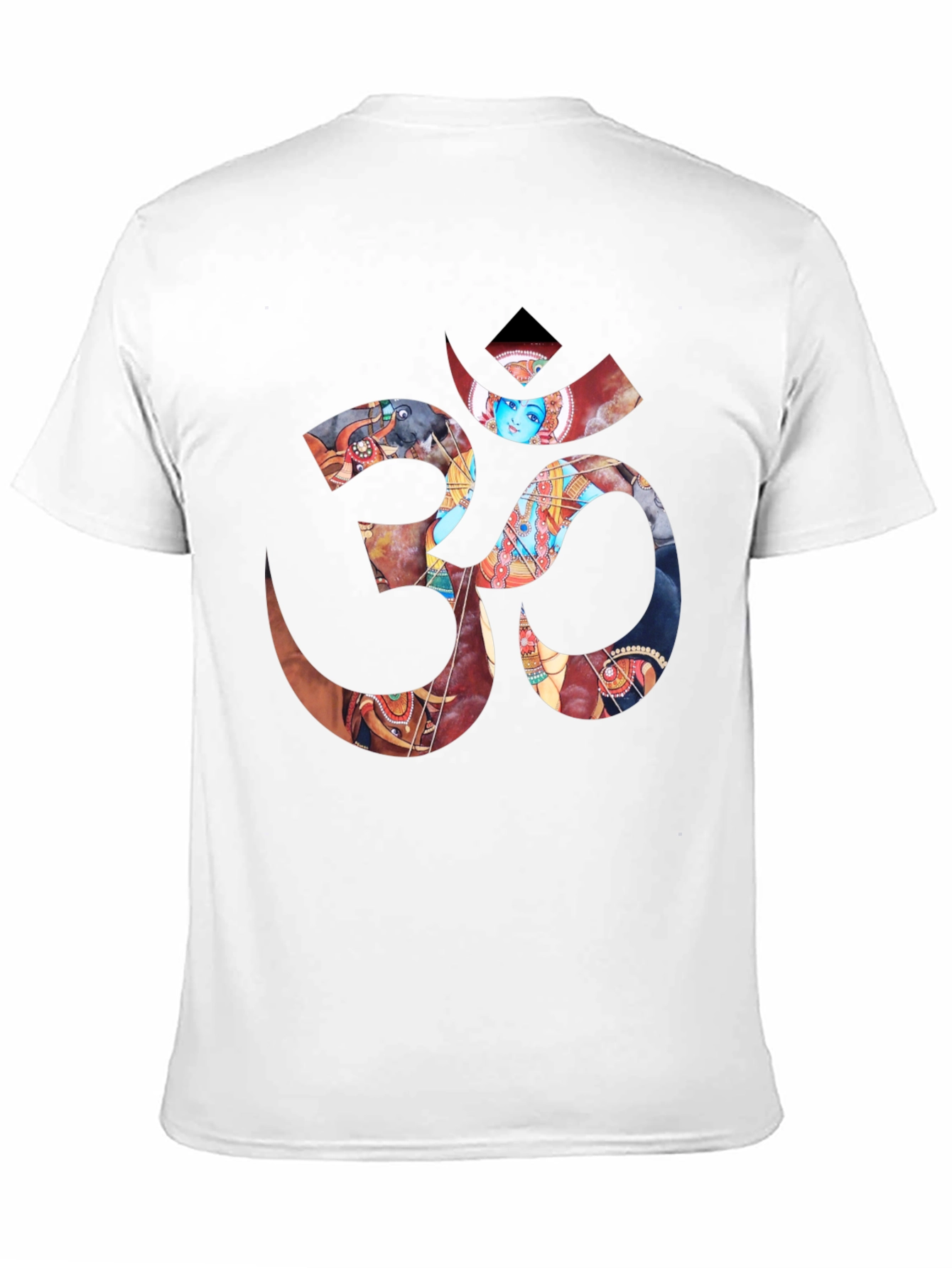 Om Symbol Graphic Tee - Black Cotton Blend