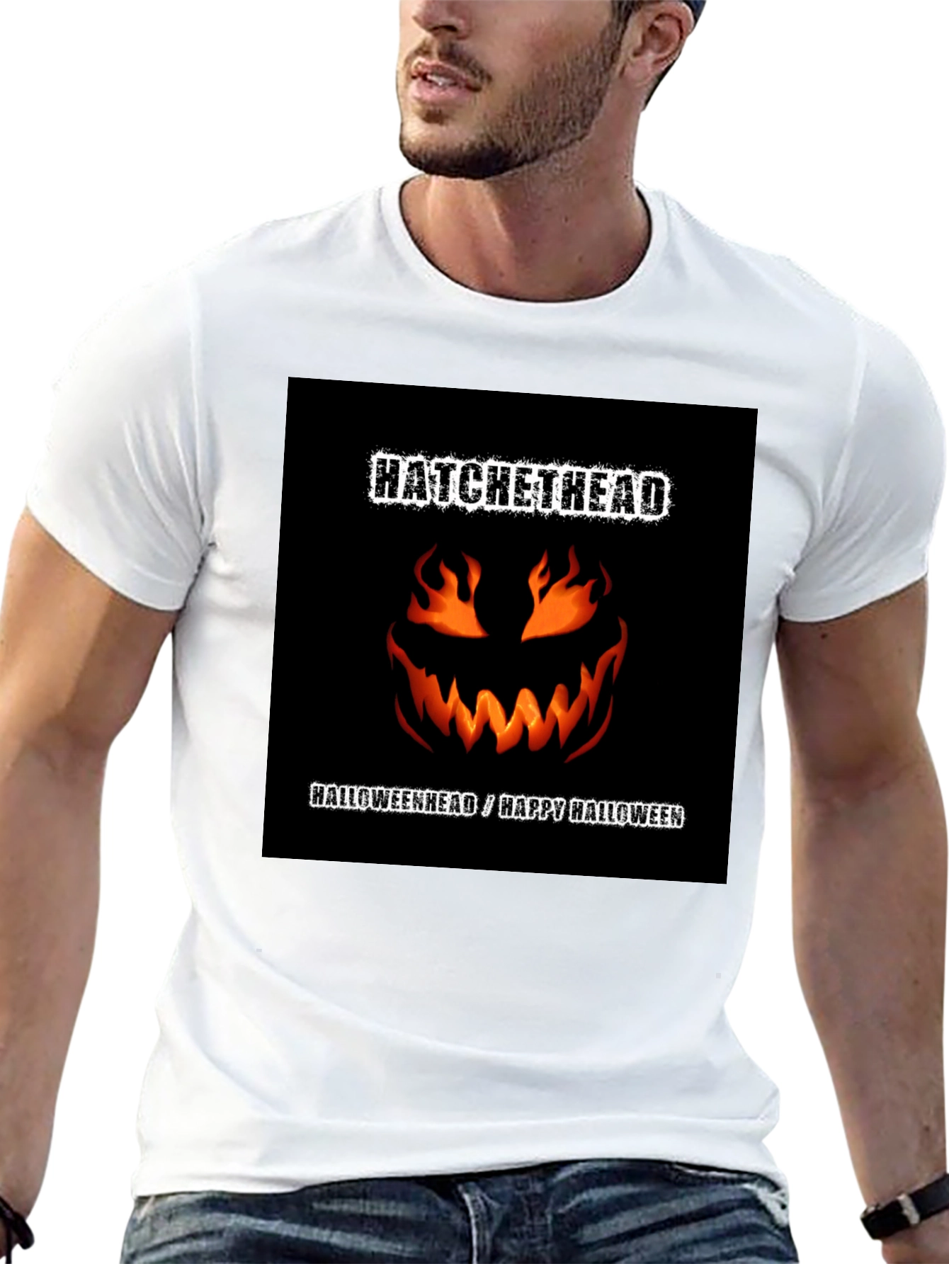 Hatchet Head Halloween T-Shirt